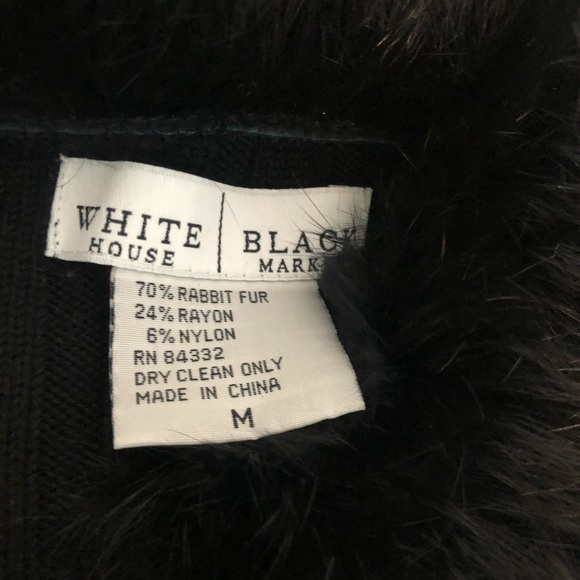 WHBM Angora Rabbit Cardigan Sweater - Picture 5 of 6